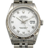 ロレックス ROLEX デイトジャスト 16234 ホワイト WG/SS 自動巻き メンズ 腕時計
