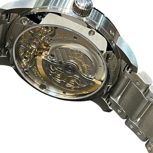 グラスフュッテ・オリジナル GLASHUTTE ORIGINAL パノマティックルナ 1-90-02-42-32-71 ステンレススティール メンズ 腕時計