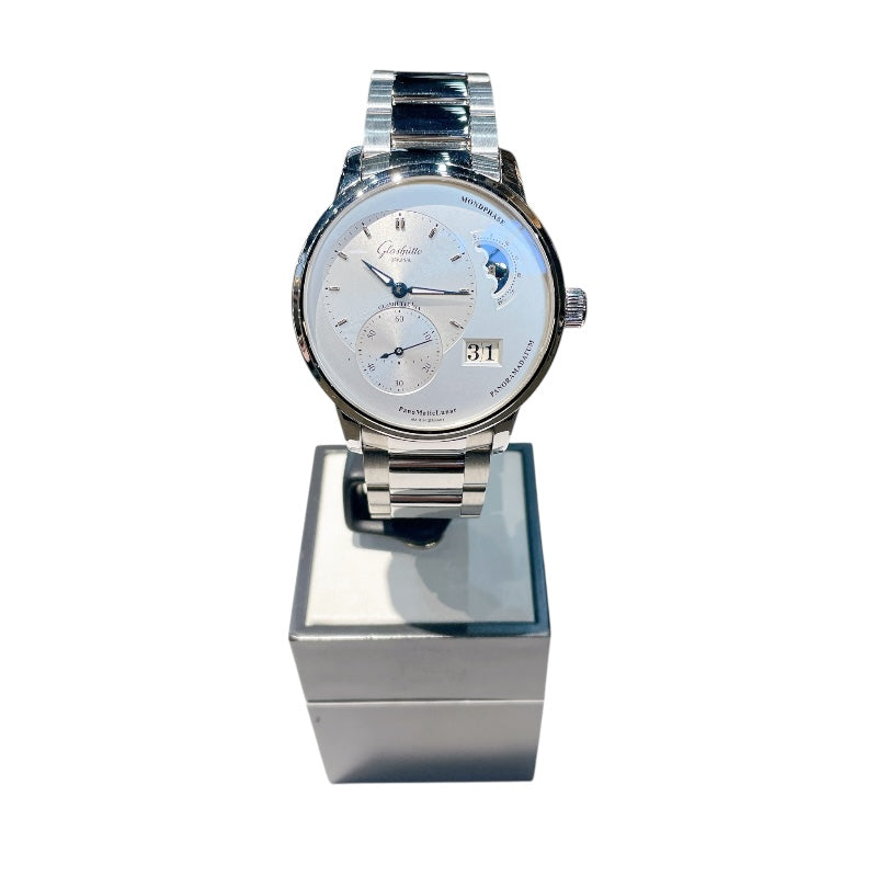 グラスフュッテ・オリジナル GLASHUTTE ORIGINAL パノマティックルナ 1-90-02-42-32-71 ステンレススティール メンズ 腕時計
