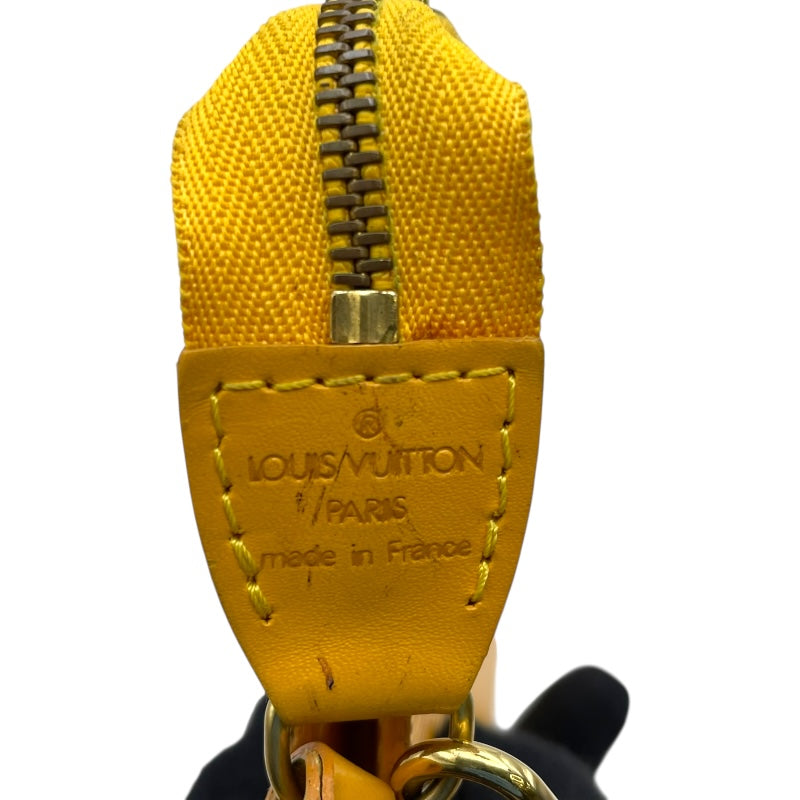 ルイ・ヴィトン LOUIS VUITTON ポシェット アクセソワール M52959 イエロー エピ レディース その他バッグ