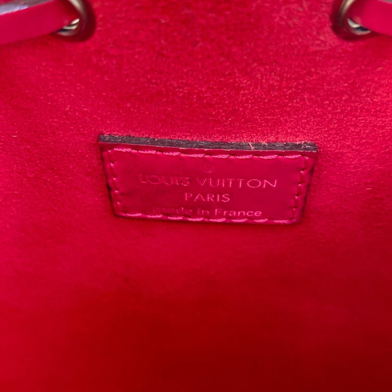 ルイ・ヴィトン LOUIS VUITTON ナノ・ノエ M42573 ピンク エピレザー レディース ショルダーバッグ