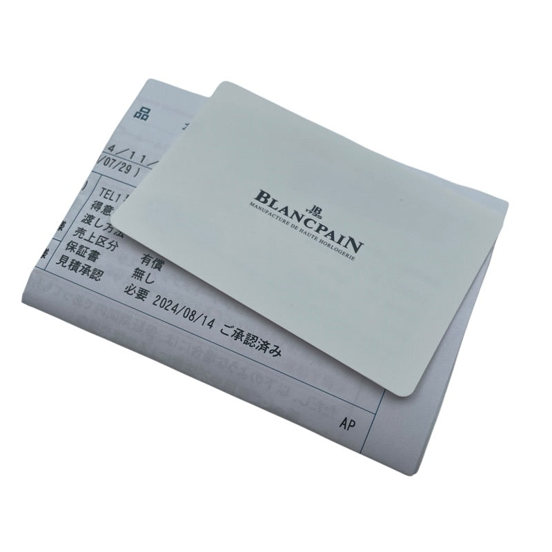 ブランパン BLANCPAIN レマン クロノグラフ 100本限定 2185.1127.11 SS メンズ 腕時計