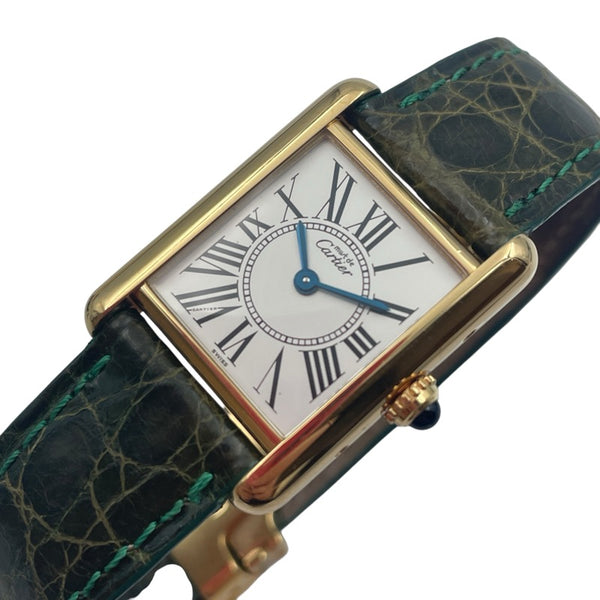 カルティエ Cartier マストタンク ヴェルメイユ SM W1005554 SV/GF レディース 腕時計