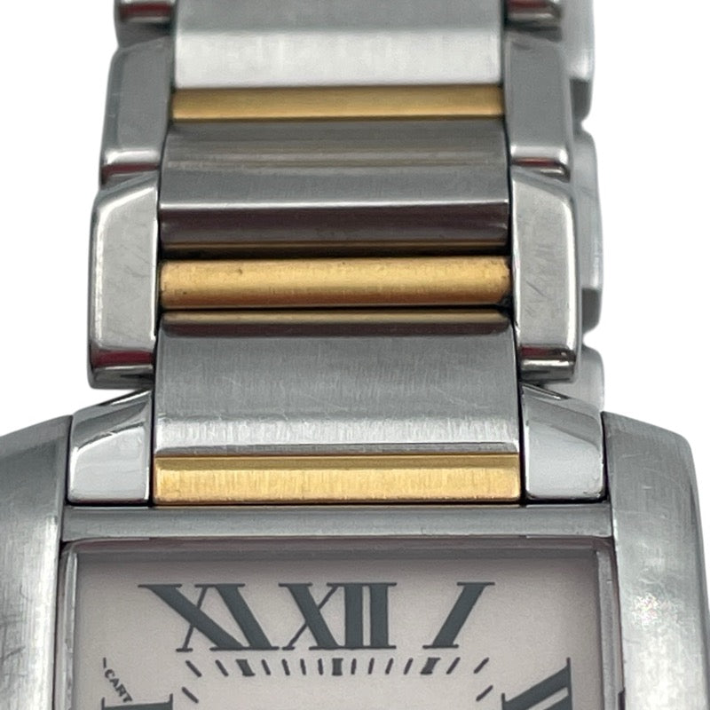 カルティエ Cartier タンク フランセーズ SM W51007Q4 SS×YG レディース 腕時計