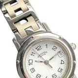 エルメス HERMES クリッパー CL4210 ホワイト SS クオーツ レディース 腕時計