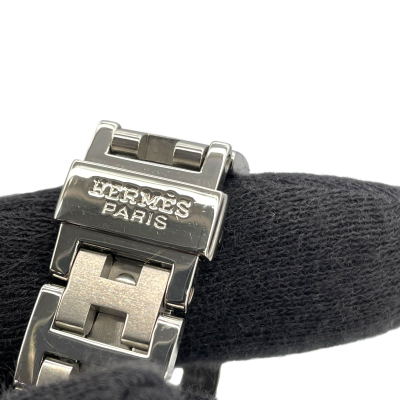 エルメス HERMES クリッパー CL4210 ホワイト SS クオーツ レディース 腕時計