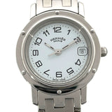 エルメス HERMES クリッパー CL4210 ホワイト SS クオーツ レディース 腕時計