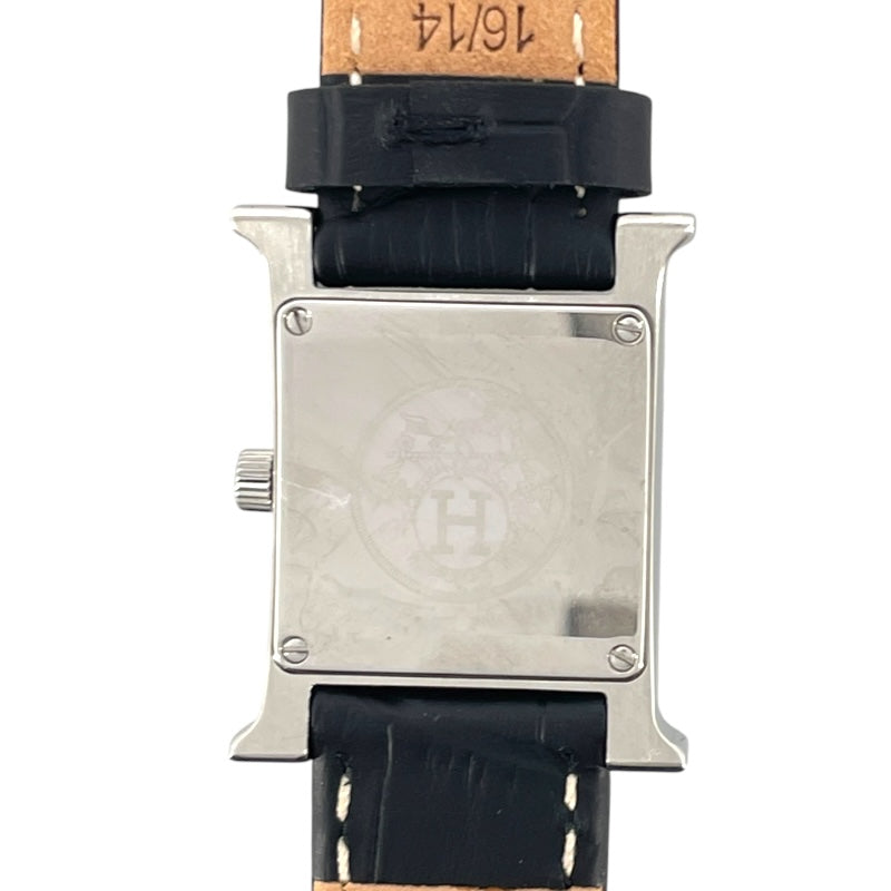数々の賞を受賞 エルメス HERMES Hウォッチ HH1.210 ホワイト SS/革ベルト（社外 時計