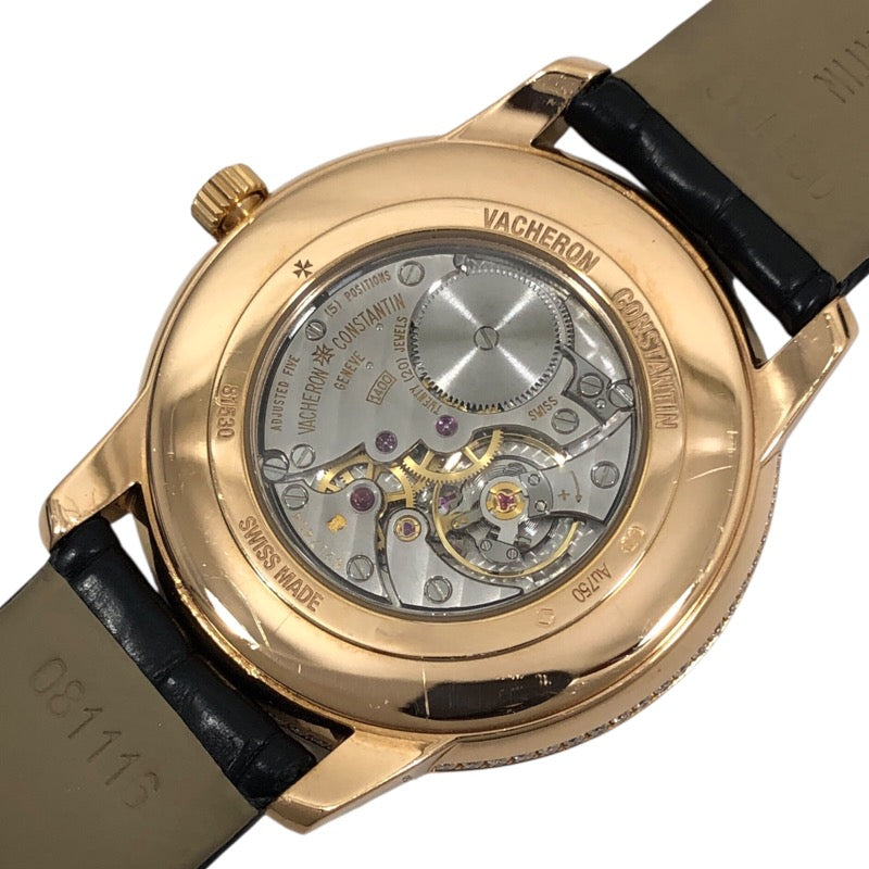 ヴァシュロン・コンスタンタン VACHERON CONSTANTIN パトリモニー マニュアルワインディング 81530/000R 18KPG/レザーストラップ 手巻き メンズ 腕時計