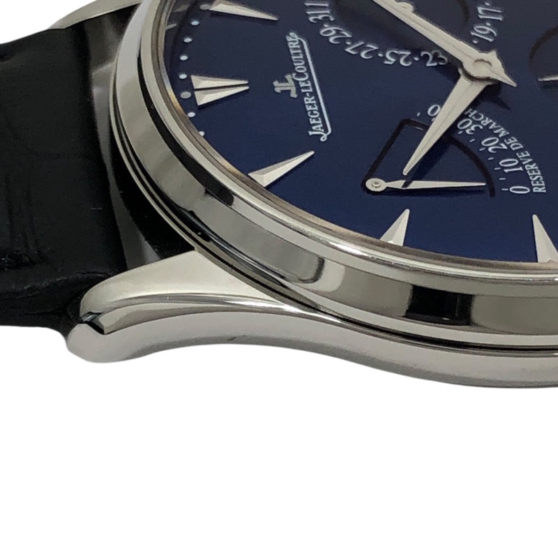 ジャガー・ルクルト JAEGER-LE COULTRE マスター ウルトラスリム リザーブドマルシェ Q1378480(176.8.38.S) SS/レザーストラップ 自動巻き メンズ 腕時計