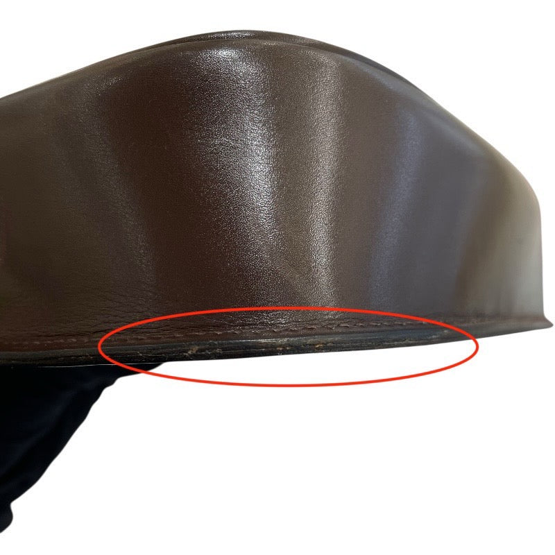 エルメス HERMES ショルダーバッグ 〇C刻 ショコラ×ゴ―ルド金具 ボックスカーフ レディース ショルダーバッグ