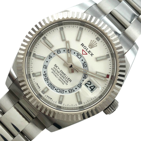 ロレックス ROLEX スカイドゥエラー 326934 ホワイト ホワイトゴールド/ステンレススチール メンズ 腕時計