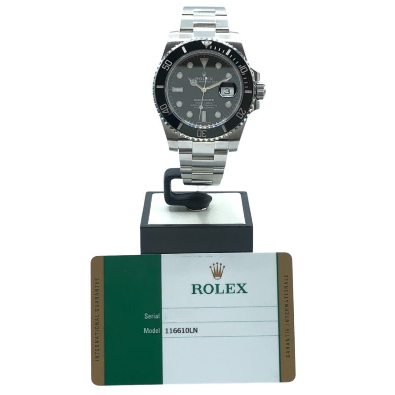 ロレックス ROLEX サブマリーナ 116610LN ブラック ステンレススチール メンズ 腕時計