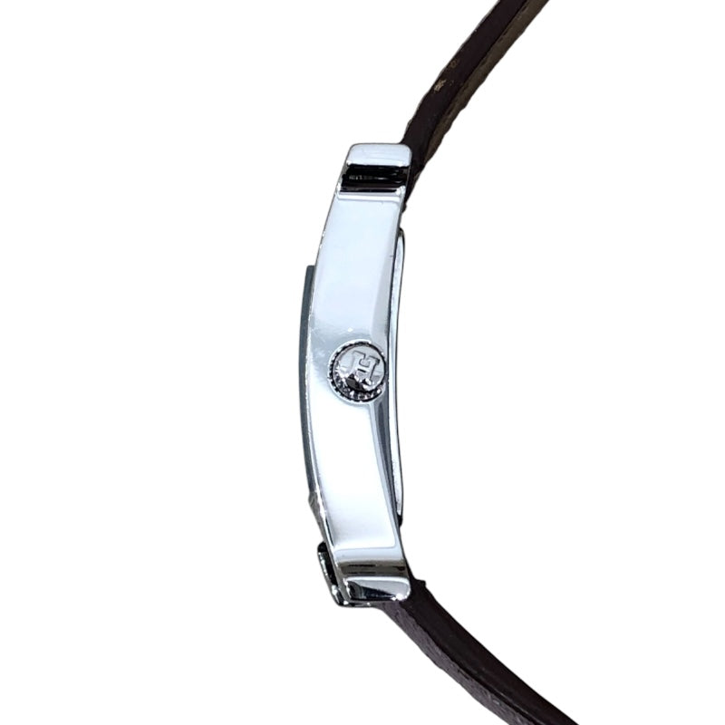 エルメス HERMES Hウォッチ HH1.210 ピンク ステンレススチール レディース 腕時計