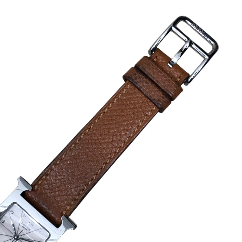 エルメス HERMES Hウォッチ HH1.210 シルバー ステンレススチール レディース 腕時計