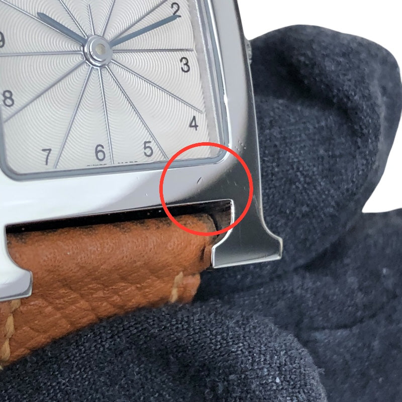 エルメス HERMES Hウォッチ HH1.210 シルバー ステンレススチール レディース 腕時計