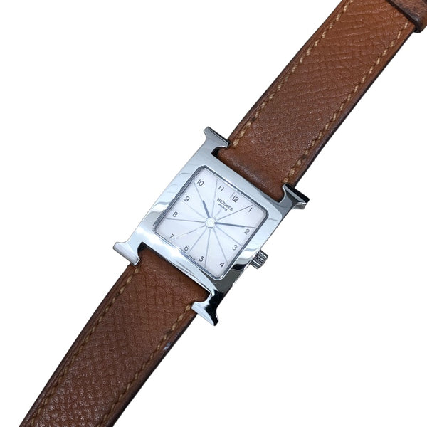 エルメス HERMES Hウォッチ HH1.210 シルバー ステンレススチール レディース 腕時計