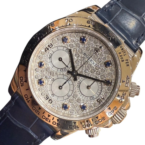 ロレックス ROLEX コスモグラフ デイトナ パヴェダイヤ 16519 K18ホワイトゴールド メンズ 腕時計