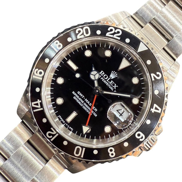 ロレックス ROLEX GMTマスター 16700 ステンレススチール メンズ 腕時計