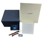 ロンジン LONGINES プレゼンス ヘリテージ L4.267.8.73.2 ホワイト K18ピンクゴールド／革 自動巻き レディース 腕時計