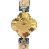 ヴァンクリーフ＆アーペル Van Cleef & Arpels スウィート アルハンブラ VCARO8WT00 18Kイエローゴールド/革 クオーツ レディース 腕時計