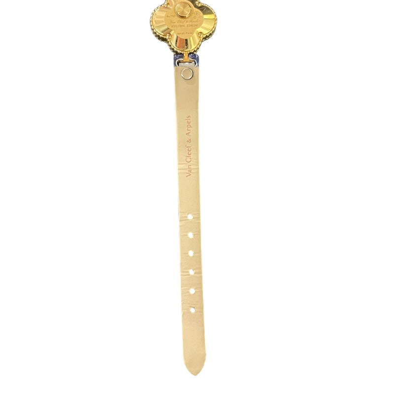 ヴァンクリーフ＆アーペル Van Cleef & Arpels スウィート アルハンブラ VCARO8WT00 18Kイエローゴールド/革 クオーツ レディース 腕時計