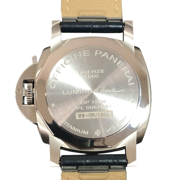 パネライ PANERAI ルミノール ドゥエ PAM00926 チタン メンズ 腕時計