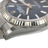 ロレックス ROLEX デイトジャスト36 ランダムシリアル オイスターブレス 126234 シルバー×ブルー SS 自動巻き メンズ 腕時計