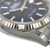 ロレックス ROLEX デイトジャスト36 ランダムシリアル オイスターブレス 126234 シルバー×ブルー SS 自動巻き メンズ 腕時計