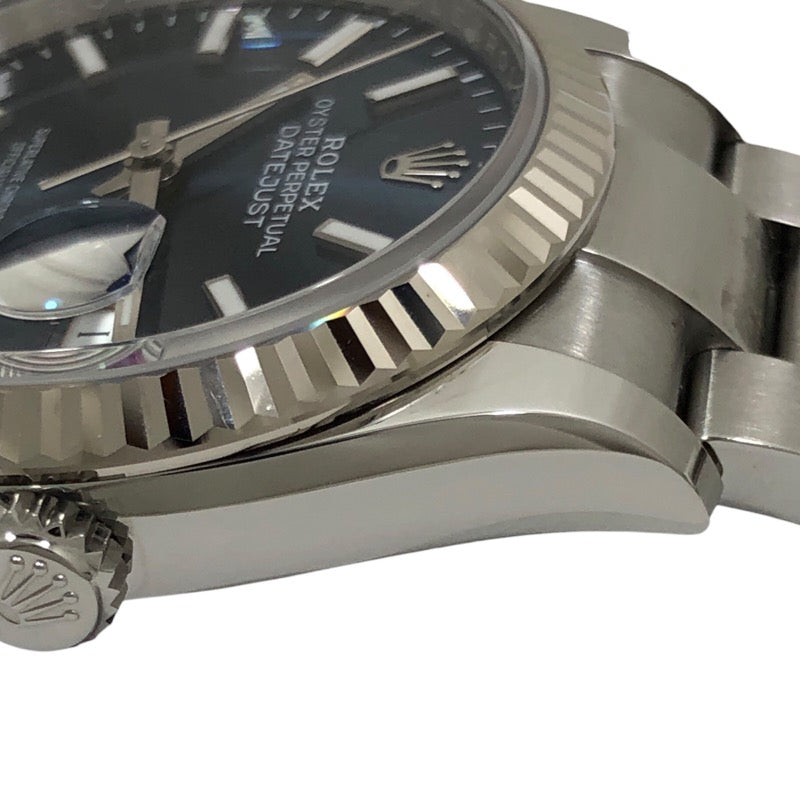 ロレックス ROLEX デイトジャスト36 ランダムシリアル 126234 ブルー オイスターブレス SS/K18WG 自動巻き メンズ 腕時計