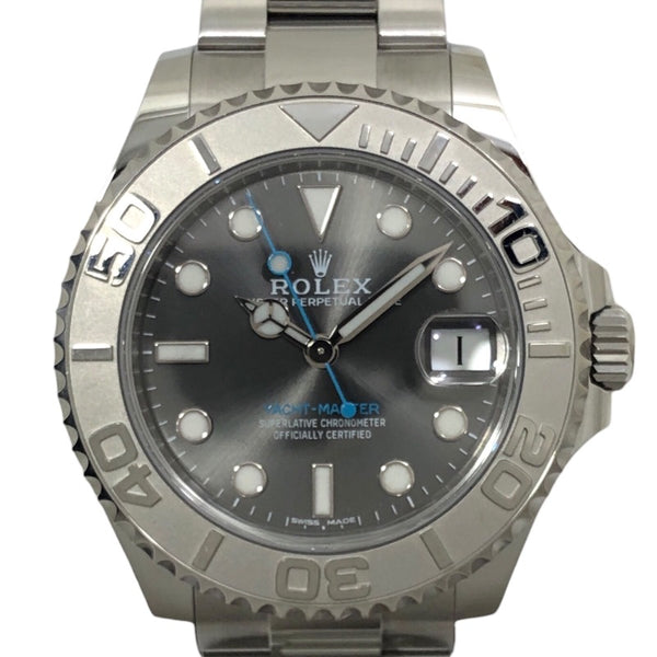ロレックス ROLEX ヨットマスター37 ランダムシリアル 268622 スレート Pt/SS 自動巻き レディース 腕時計
