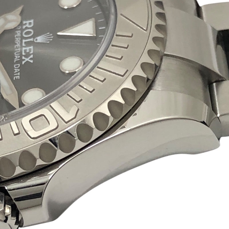 ロレックス ROLEX ヨットマスター37 ランダムシリアル 268622 スレート Pt/SS 自動巻き レディース 腕時計