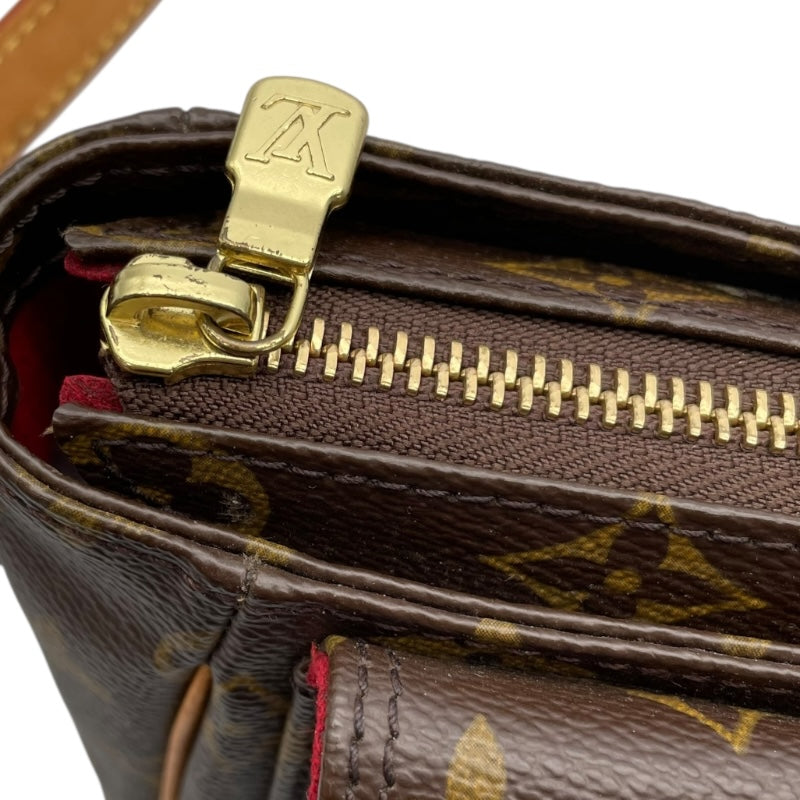 ルイ・ヴィトン LOUIS VUITTON ヴィバシテPM M51165 ブラウン モノグラムキャンバス レディース ショルダーバッグ