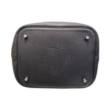 エルメス HERMES ピコタンロックMM A刻 ブラック/SV金具 トリヨン レディース ハンドバッグ