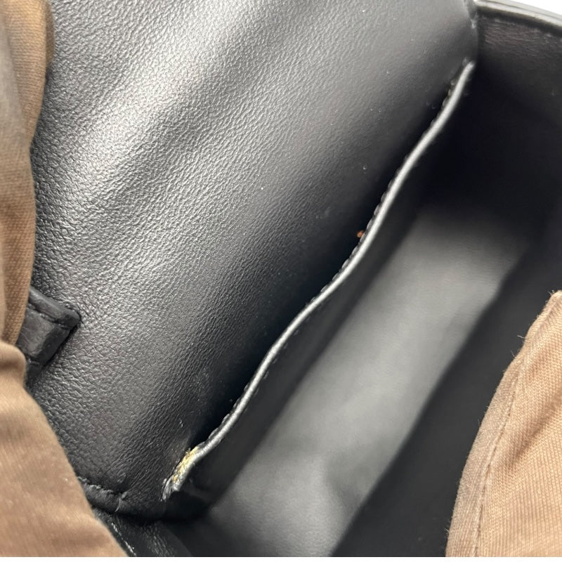 セリーヌ CELINE ミニ クロード 10I513 ブラック スムースカーフ レディース ショルダーバッグ