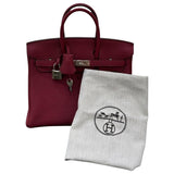 エルメス HERMES バーキン25 U刻 ルージュグレナ/シルバー金具 トリヨン レディース ハンドバッグ