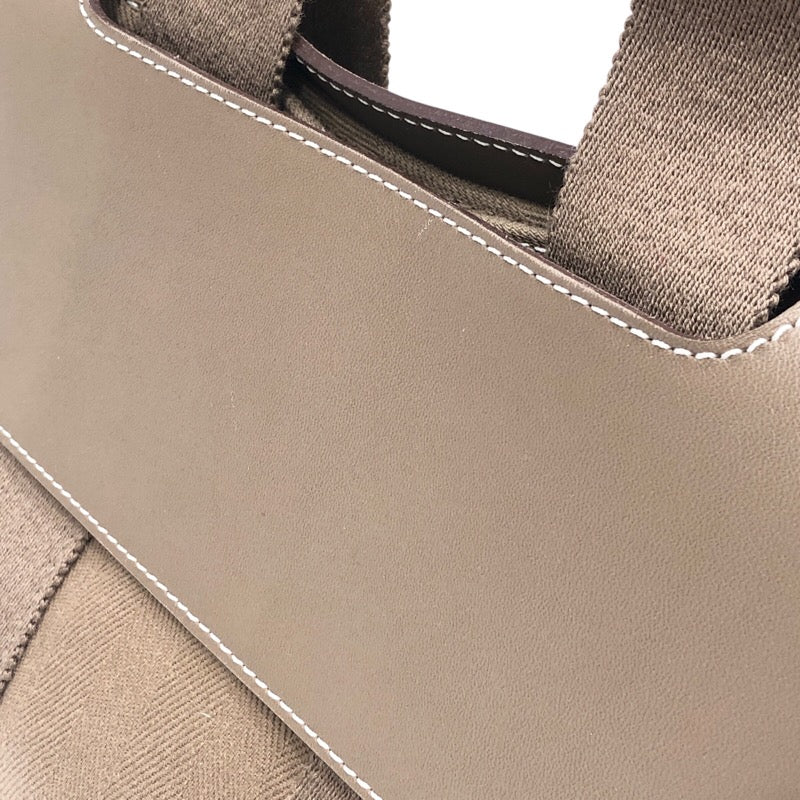 エルメス HERMES ヴァルパライソPM エトゥープ トワル・スイフト メンズ ハンドバッグ