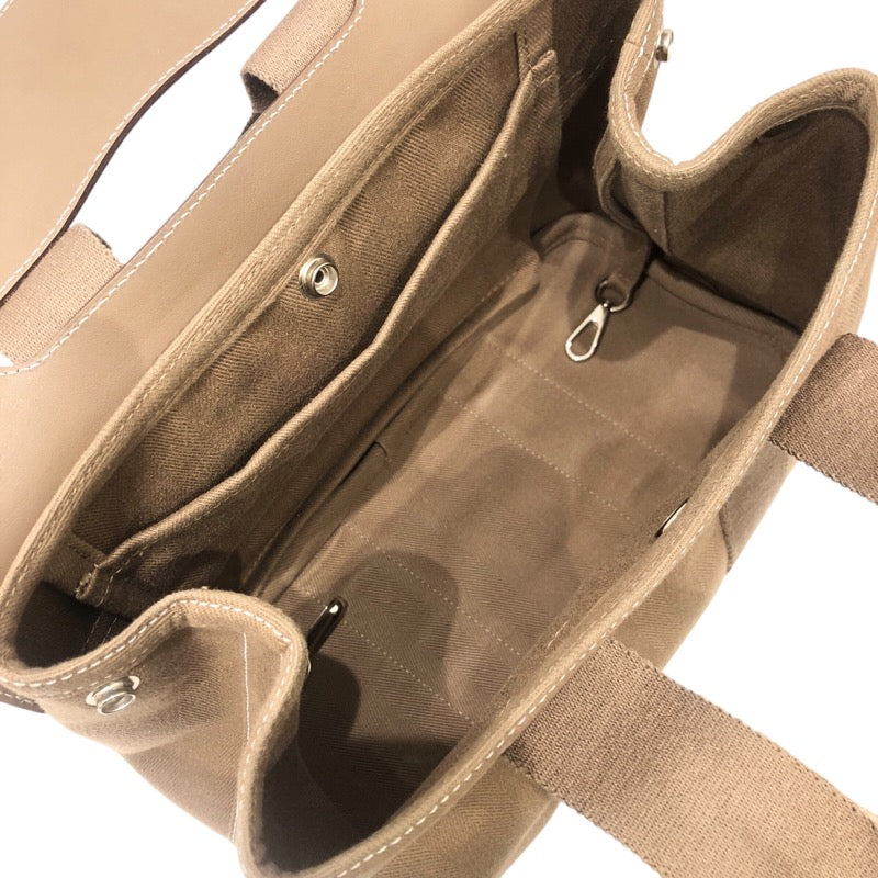 エルメス HERMES ヴァルパライソPM エトゥープ トワル・スイフト メンズ ハンドバッグ