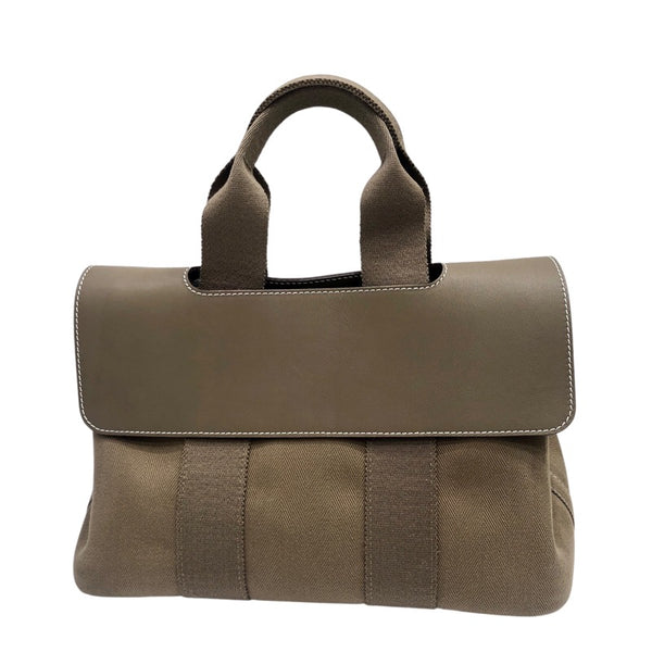 エルメス HERMES ヴァルパライソPM エトゥープ トワル・スイフト メンズ ハンドバッグ