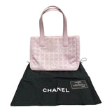 シャネル CHANEL ニュートラベルライントートPM A20457 ナイロンジャガード レディース トートバッグ
