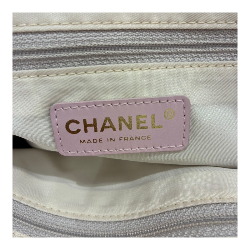 シャネル CHANEL ニュートラベルライントートPM A20457 ナイロンジャガード レディース トートバッグ