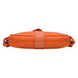 エルメス HERMES アカプルコ ポシェット サンチュール オレンジ シルバー金具 トワルシェブロン/レザー ユニセックス ボディバッグ
