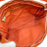 エルメス HERMES アカプルコ ポシェット サンチュール オレンジ シルバー金具 トワルシェブロン/レザー ユニセックス ボディバッグ