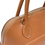 エルメス HERMES ボリード31 □P刻印 ゴールド シルバー金具 トリヨンクレマンス レディース 2wayハンドバッグ
