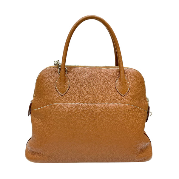 エルメス HERMES ボリード31 □P刻印 ゴールド シルバー金具 トリヨンクレマンス レディース 2wayハンドバッグ
