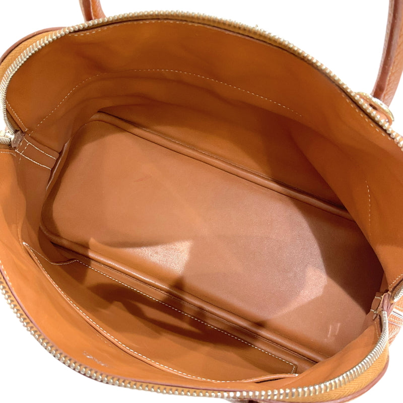 エルメス HERMES ボリード31 □P刻印 ゴールド シルバー金具 トリヨンクレマンス レディース 2wayハンドバッグ