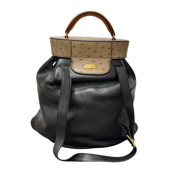 エルメス HERMES スマック　PM 〇S刻 ヴォーガリバー オーストリッチ・リザード レディース ショルダーバッグ