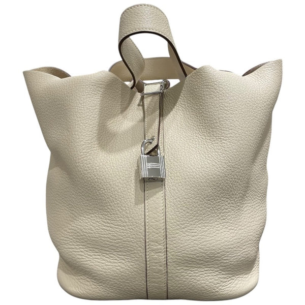エルメス HERMES ピコタンロックGM □M刻 パーシュマン シルバー金具 トリヨン レディース ハンドバッグ