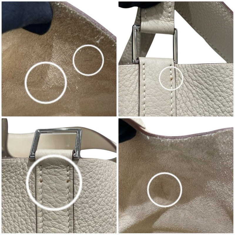 エルメス HERMES ピコタンロックGM □M刻 パーシュマン シルバー金具 トリヨン レディース ハンドバッグ