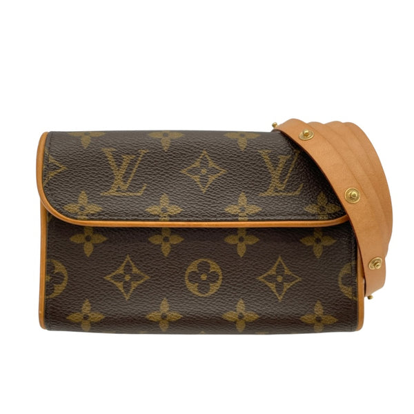 ルイ・ヴィトン LOUIS VUITTON ポシェットフロランティーヌ M51855 ブラウン モノグラムキャンバス レディース ポーチ